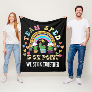 Squad we Forever Sticky for teacher Fleece Blanket
