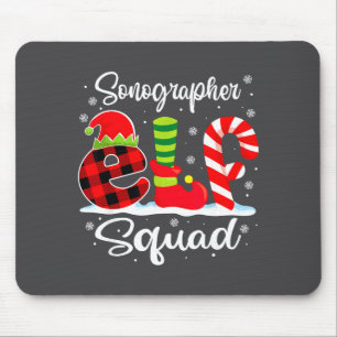 Squad X mas Elf Sonographer Matching Mouse Pad