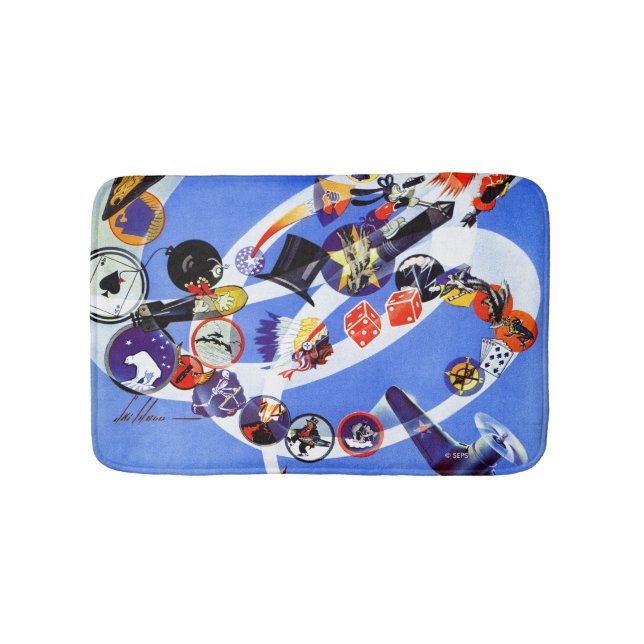 Squadron Insignia Bath Mat (Front)