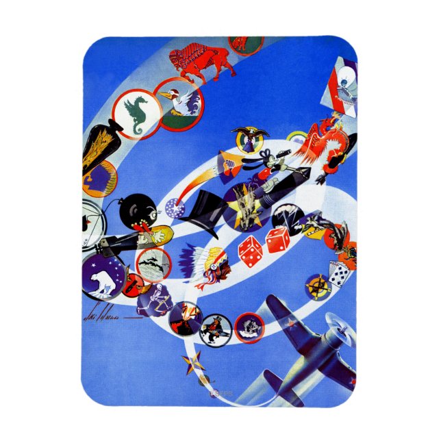 Squadron Insignia Magnet (Vertical)