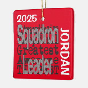 Squadron Leader Extraordinaire CUSTOM Ceramic Ornament