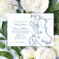 Squalicum Boathouse Bellingham WA Map Wedding