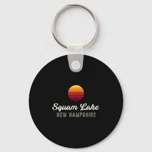 Squam Lake New Hampshire B Fishing  Key Ring