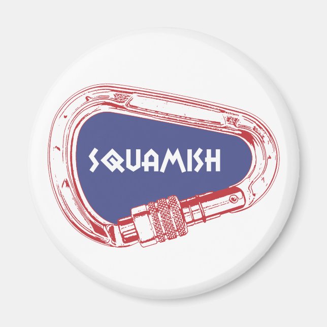 Squamish Climbing Carabiner Magnet (Front)