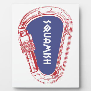 Squamish Climbing Carabiner Plaque