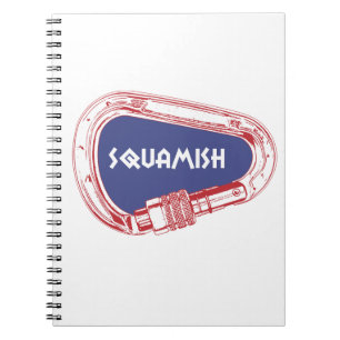 Squamish Climbing Carabiner Spiral Notebook