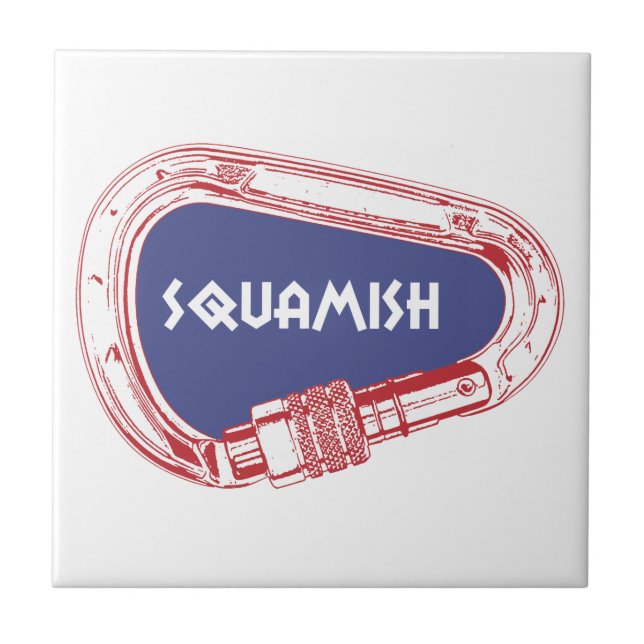 Squamish Climbing Carabiner Tile (Front)
