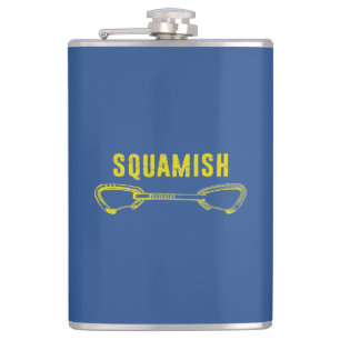 Squamish Climbing Quickdraw Hip Flask