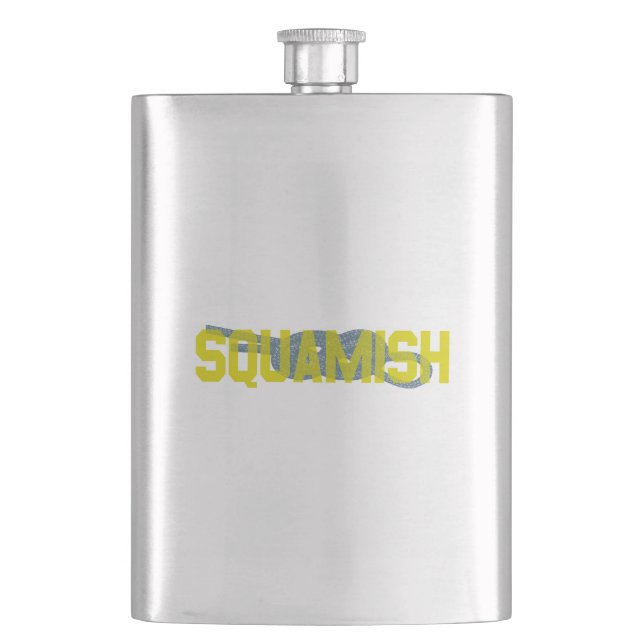 Squamish Figure 8 Climbing Hip Flask (Front)