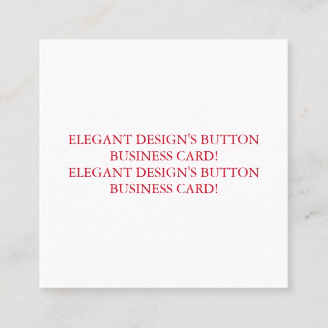 square 2.5"x2.5" standard matte business card (Front)