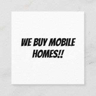 Square, 2.5" x 2.5" Business Card