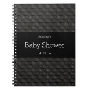 Square 3D Pattern Gift List Notebook