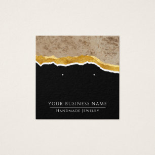 Square Abstract Modern Earring Display Cards