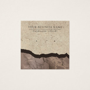 Square Abstract Modern Earring Display Cards