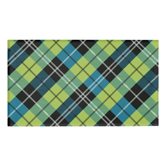 Square and colour 2 name tag (Front)