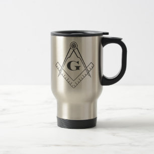 Square and Compass Travel Mug