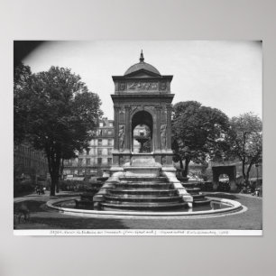 Square and fountain of Innocents, 1547 Poster