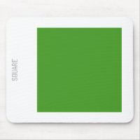 Square - Avocado Green and White