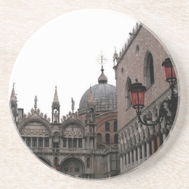 Square & Basilica of St Mark Coaster (Front)