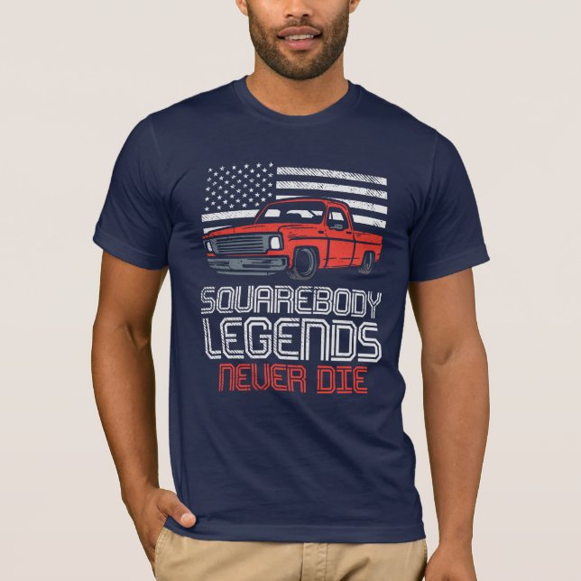 Square Body Truck Driver T-Shirt (Front)