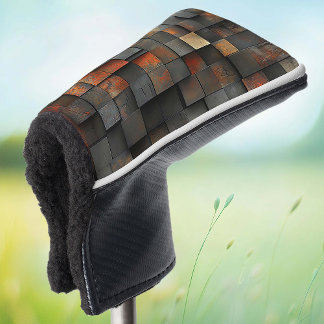 Square Boxes Abstract Golf Head Cover