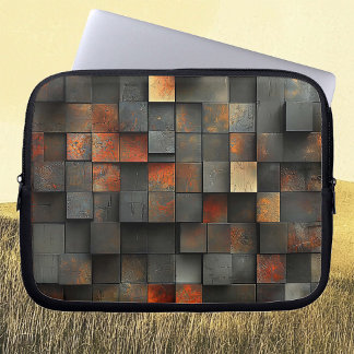 Square Boxes Abstract  Laptop Sleeve