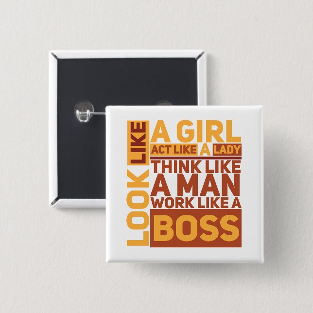 Square Button (Front & Back)