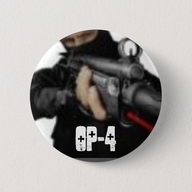 Square Button - Customised (Front)