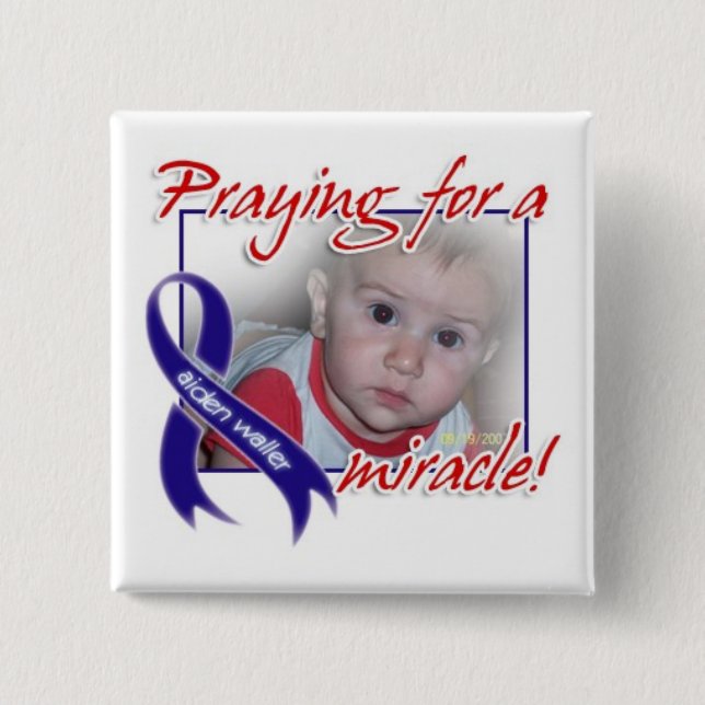 Square Button   size: 2 Inch (Front)