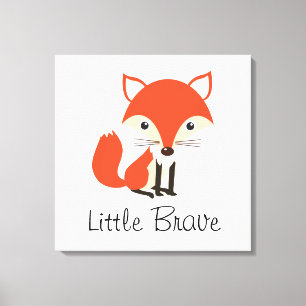 Square Canvas - Little Brave Print