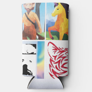 Square Card Fizzer Seltzer Can Cooler