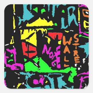 SQUARE CAT SATIVA STICKER