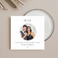 Square Circular Photo Layout Playful Initials Fun