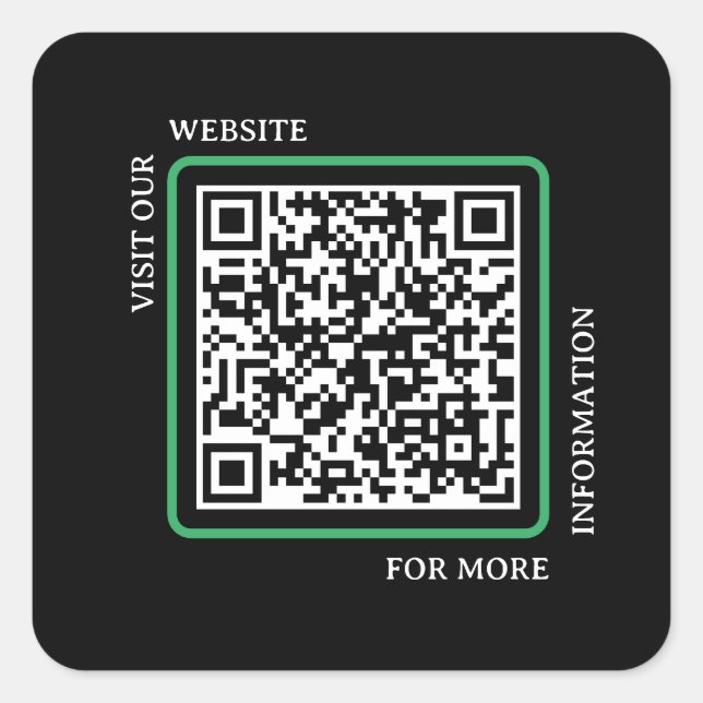 Square Code: Business Connection Sticker (Front)