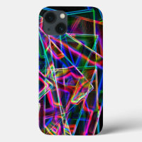 Square corners in line and neon coloured