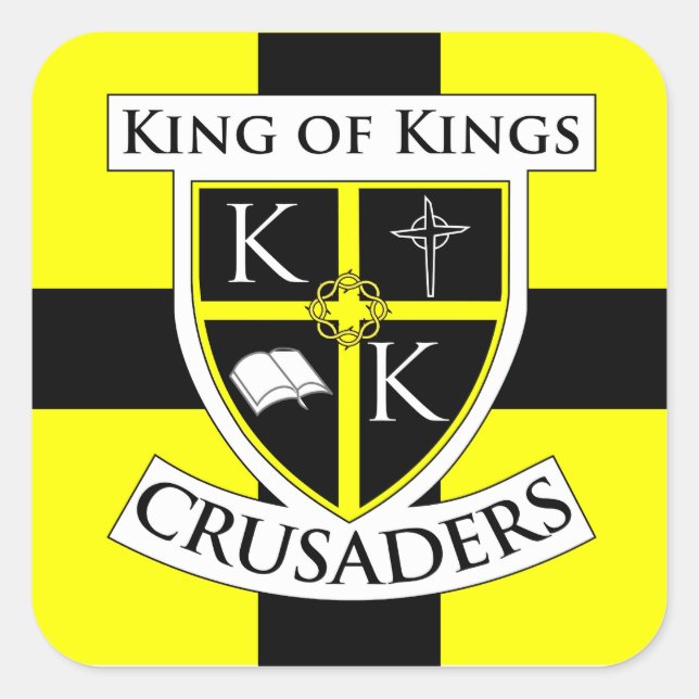 Square Crusaders Sticker large (Front)
