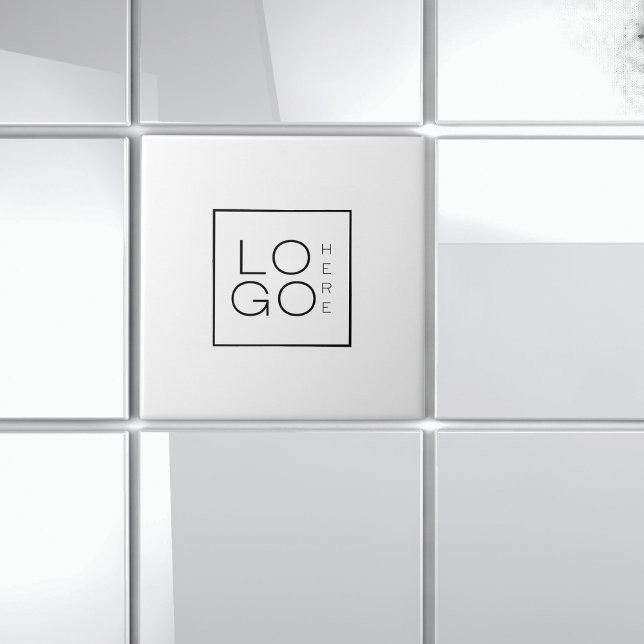 Square Custom Business Logo Branded Company Tile (Creator Uploaded)