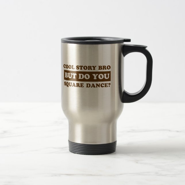 square Dance Designs Travel Mug (Right)