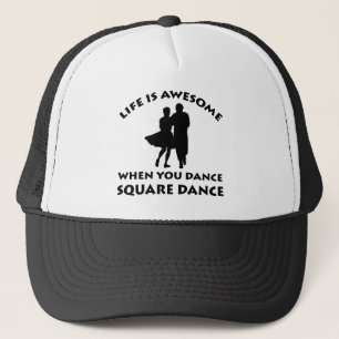 square Dance Designs Trucker Hat