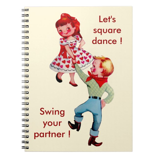 Square Dance School Notebook (Front)
