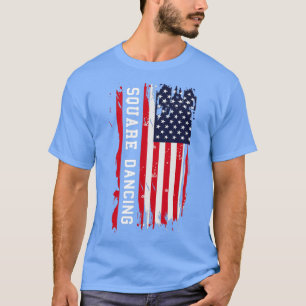 Square Dancing Country Dance Floor Southerners  T-Shirt