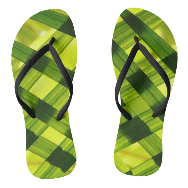 Square design  jandals (Footbed)