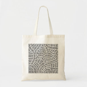 Square Design with dot pattern Tote Bag