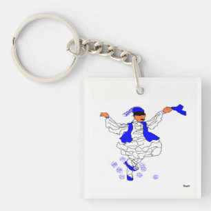 Square (double-sided) Keychain Evzone