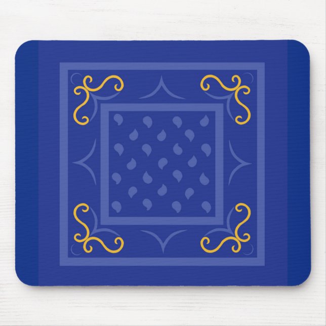 Square Drops Mouse Pad (Front)