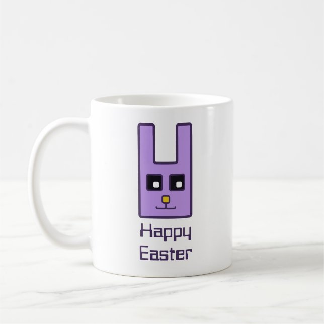 Square Easter Bunny Mug (Left)