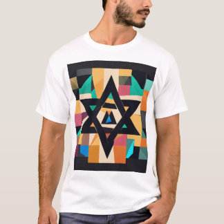 Square Flat Design Logo T-Shirt