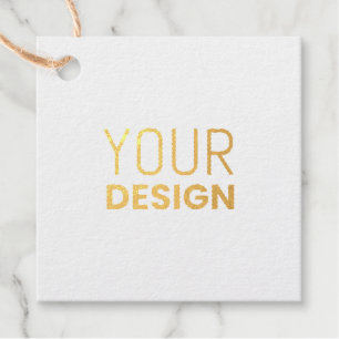 Square Foil Tag [Avail in Multiple Shapes]