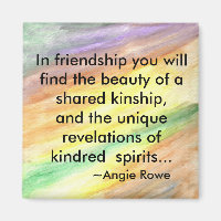 Square Friendship Magnet