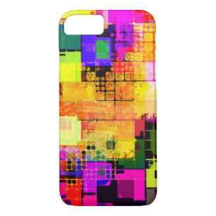 Square Geometric Multicolored Pattern Case-Mate iPhone Case